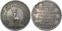 Sachsen-Gotha-Altenburg Silbermedaille Friedrich II. 1691-1732. -