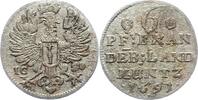Brandenburg-Preußen 6 Pfennig Friedrich III. 1688-1701. -
