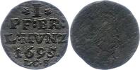 Brandenburg-Preußen Einseitiger Pfennig Friedrich III. 1688-1701. -
