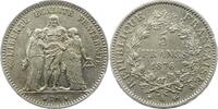 Frankreich 5 Francs Dritte Republik 1870-1940. -