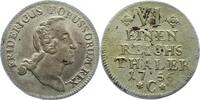 Brandenburg-Preußen 1/6 Taler Friedrich II. 1740-1786. -