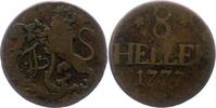 Hessen-Kassel 8 Heller Friedrich II. 1760-1785. -