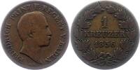 Baden-Durlach Kreuzer Friedrich I. 1852-1907. -