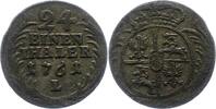 Sachsen-Albertinische Linie 1/24 Taler Friedrich August II. 1733-1763. -