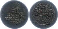 Sachsen-Albertinische Linie 1/48 Taler Friedrich August II. 1733-1763. -