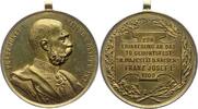 Haus Habsburg Bronzemedaille Franz Joseph I. 1848-1916. -