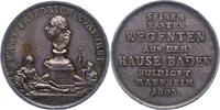 Baden-Durlach Silbermedaille Karl Friedrich 1738-1806. -