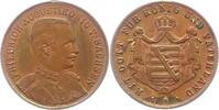 Sachsen-Albertinische Linie Bronzemedaille Friedrich August III. 1904-1918. -