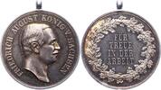 Sachsen-Albertinische Linie Silbermedaille Friedrich August III. 1904-1918. -