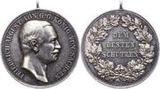 Sachsen-Albertinische Linie Silbermedaille dem besten Schützen Friedrich August III. 1904-1918. -