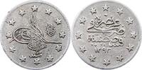 Türkei 2 Kurush Abdul Hamid II. 1876-1909. -