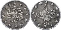 Türkei 2 Kurush Abdul Hamid II. 1876-1909. -