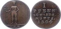 Braunschweig-Calenberg-Hannover Pfennig 1804 Georg III. 1760-1820. VF