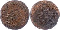 Sachsen-Albertinische Linie Kupfergroschen zu 3 Schilling Friedrich August II. 1733-1763. -