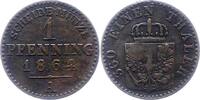 Brandenburg-Preußen Pfennig Wilhelm I. 1861-1888. -