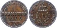Brandenburg-Preußen Pfennig Wilhelm I. 1861-1888. -