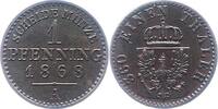 Brandenburg-Preußen Pfennig Wilhelm I. 1861-1888. -