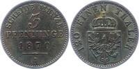 Brandenburg-Preußen 3 Pfennig Wilhelm I. 1861-1888. -