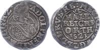 Mecklenburg-Schwerin 1/2 Reichsort zu 1/8 Taler Adolf Friedrich I. 1610-1658. -