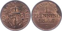 Brandenburg-Preußen Pfennig Wilhelm I. 1861-1888. -