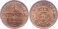 Brandenburg-Preußen Pfennig Wilhelm I. 1861-1888. -
