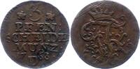 Brandenburg-Preußen Cu 3 Pfennig Friedrich II. 1740-1786. -