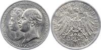 Mecklenburg-Schwerin 2 Mark Friedrich Franz IV. 1897-1918. -