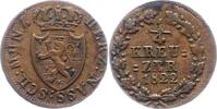 Nassau 1/4 Kreuzer Wilhelm 1816-1839. -