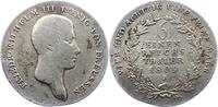 Brandenburg-Preußen Probe 1/6 Taler Friedrich Wilhelm III. 1797-1840. -