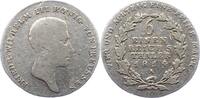 Brandenburg-Preußen 1/6 Taler Friedrich Wilhelm III. 1797-1840. -