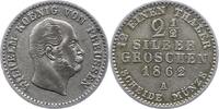 Brandenburg-Preußen 2 1/2 Silbergroschen Wilhelm I. 1861-1888. -