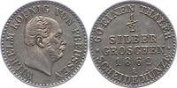 Brandenburg-Preußen 1/2 Silbergroschen Wilhelm I. 1861-1888. -