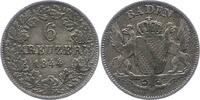 Baden-Durlach 6 Kreuzer Leopold 1830-1852. -