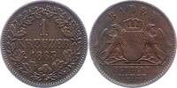 Baden-Durlach Kreuzer Friedrich I. 1852-1907. -
