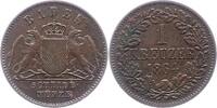 Baden-Durlach Kreuzer Friedrich I. 1852-1907. -
