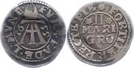 Paderborn, Bistum 2 Mariengroschen Theodor Adolf von der Recke 1650-1661. -