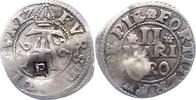 Paderborn, Bistum 2 Mariengroschen Theodor Adolf von der Recke 1650-1661. -