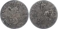 Hessen-Darmstadt 6 Kreuzer Ludwig I. 1806-1830. -