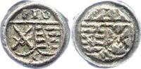 Sachsen-Kurfürstentum Einseitiger Pfennig Friedrich III., Johann und Georg 1507-1525. -