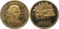 Musiker Bronzemedaille Mozart, Wolfgang Amadeus *1756 Salzburg, +1791 Wien. -