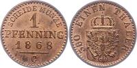 Brandenburg-Preußen Pfennig Wilhelm I. 1861-1888. -
