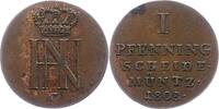 Westfalen, Königreich Pfennig Hieronymus Napoleon 1807-1813. -