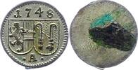 Salzburg Pfennig Andreas Jakob von Dietrichstein 1747-1753. -