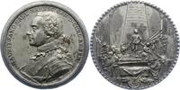 Sachsen-Albertinische Linie Zinnmedaille Moritz, Graf von Sachsen *1696 Goslar + 1750 Chambord, Französischer Marschall seit 1720. -