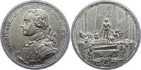 Sachsen-Albertinische Linie Zinnmedaille von Müller 1 Moritz, Graf von Sachsen *1696 Goslar + 1750 Chambord, Französischer Marschall seit 1720. -