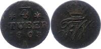 Brandenburg-Preußen Cu 1/4 Stüber 1 Friedrich Wilhelm III. 1797-1840. -