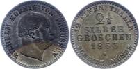 Brandenburg-Preußen 2 1/2 Silbergroschen Wilhelm I. 1861-1888. -
