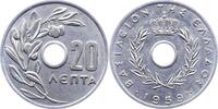 Griechenland 20 Lepta Paul I. 1947-1964. -