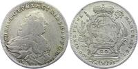 Würzburg-Bistum 20 Kreuzer Adam Friedrich von Seinsheim 1755-1779. -
