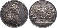 Braunschweig-Wolfenbüttel Silbermedaille August Wilhelm 1714-1731. -